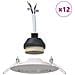 Fari Incassati 12 pezzi Rotondo GU10 Bianco Ø90 mm Acciaio - Foto miniatura 4