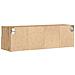 Mobile TV da muro in rovere artisan 100x30x30 cm in legno ingegnerizzato - Foto miniatura 8