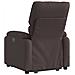 Poltrona Alzapersona Massaggi Reclinabile Marrone Scuro Tessuto - Foto miniatura 5
