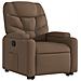 Poltrona Alzapersona Reclinabile Marrone in Tessuto - Foto miniatura 4