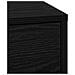 Mobiletto da comodino con luci LED rovere nero legno ingegnerizzato - Foto miniatura 9