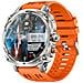 Orologio Smartwatch Multifunzione Compatibile Con Huawei, Samsung, Apple, Garmin Con Schermo Amoled 1.75 Pollici E Batteria 800mah Orange - Foto miniatura 1