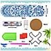 Set Di 8 Sottobicchieri Mandala In Acrilico Con Diamanti Brillanti, Compatibile Con Decorazioni Per Casa E Feste, Sottobicchieri Fatti A Mano Con Supporto In Ferro - Foto miniatura 3