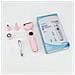 Set Rasoio Elettrico 4-in-1 Per Donna - Rimozione Indolore Di Peli Per Viso, Corpo, Naso E Sopracciglia Pink - Foto miniatura 2