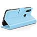 Custodia A Portafoglio Per Samsung A40 Con Supporto E Linguetta Magnetica, Azzurro - Foto miniatura 4