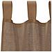 Tende in Voile con Passanti 2 pz Marrone Chiaro 140x245 cm - Foto miniatura 5