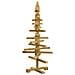 Albero di Natale in legno Marrone 90 cm Legno di pino massello - Foto miniatura 1