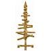Albero di Natale in legno Marrone 90 cm Legno di pino massello - Foto miniatura 7