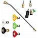 Set Di Ugelli Per Idropulitrice Con Lancia 1/4"" 34cm - 5 Ugelli (0°, 15°, 25°, 40°, 60°) | Max 250 Bar, 60°c | Compatibile Con, Lavor - Foto miniatura 1