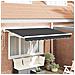 Tenda Retrattile Antracite 250 x 200 cm Poliestere e Metallo - Foto miniatura 2