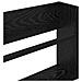 Scaffale per riviste Rovere Nero 80 x 12 x 30 cm - Foto miniatura 8