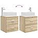 Set di mobili per il bagno 2 pcs Rovere Sonoma - Foto miniatura 8