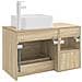 Set di mobili per il bagno 2 pcs Rovere Sonoma - Foto miniatura 8