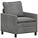 Set di divani 2 pcs Grigio Scuro Velluto - Foto miniatura 3
