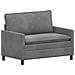 Set di divani 2 pcs Grigio Scuro Velluto - Foto miniatura 4