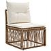 Set Divano da Giardino 10 pcs Beige polyrattan - Foto miniatura 4