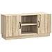Mobile TV Rovere Sonoma 102 x 34,5 x 47 cm Legno ingegnerizzato - Foto miniatura 1