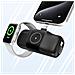 Mini Powerbank ""wf16 C"" Con Cavo E Caricabatterie Per Apple Watch - Nero - Foto miniatura 6
