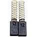 Spazzole di carbone per Atlas Copco PN2000N - 5 x 8 x 14 mm - coppia - Foto miniatura 1
