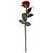 1 Fiore Artificiale Rosa Rossa Finta Decorazione Festa Matrimonio Piccola - Foto miniatura 1