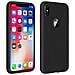 Cover Iphone X / Xs Soft Touch Silicone Gel Morbido - Nera - Foto miniatura 2