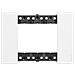 Placca Bticino Living Now 3 Moduli Colore Bianco - Ka4803kw - Foto miniatura 2