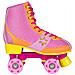 52rq Chevron Pattini A Rotelle, Unisex, 52rq, Fuchsia / orange / yellow, 37/38 - Foto miniatura 1