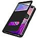 Custodia Galaxy S10 Plus Sportellino 2x Finestre Cover Silicone - Nero - Foto miniatura 5
