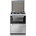 Cucina Elettrica Gas TRIO4GXNT / 1 4 Fuochi a Gas Forno Elettrico Grill Classe A Dimensioni 60 x 60 x87.5 cm Colore Argento - Foto miniatura 1