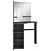 Tavolino da Trucco Angolare con LED Grigio 111x54x141,5 cm - Foto miniatura 7
