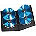 DVD Quad Box, Black, Package of 5 pieces 4dischi Nero - Foto miniatura 1