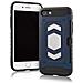 Custodia Defender Shell Alta Protezione Antiscivolo Magnetica Per Apple Iphone Xs Max Blu - Foto miniatura 2