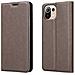 Custodia Compatibile Con Xiaomi Mi 11 Lite (4g / 5g) / 11 Lite Ne In Bruno Caffè - Coperchio Protettiva Con Chiusura Magnetica, Funzione Stand E Tasca Per Le Carte - Foto miniatura 8