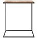 Tavolino da Salotto Nero 55x35x66 cm in Legno Multistrato - Foto miniatura 3