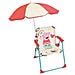 Peppa Pig Sedia Da Campeggio Pieghevole Con Ombrellone - H. 38,5 X L. 38,5 X P. 37,5 Cm + Ombrellone Ø 65 Cm - Per Bambini - Foto miniatura 1