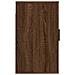 Mobili Porta Tv A Parete 2 Pz Rovere Marrone 40x34,5x60 Cm - Foto miniatura 7