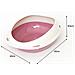 Lettiera Toilette Per Gatti Ovale 57x40x19cm Modello 700089 Colore Rosa - Foto miniatura 4