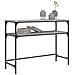 Tavolino Consolle Grigio Sonoma 100x35,5x75cm Legno Multistrato - Foto miniatura 3