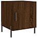 Comodino Rovere Marrone 40x40x50 Cm In Legno Multistrato - Foto miniatura 2