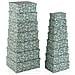 Set Di Scatole Per Sistemare Impilabili Fiori Cartone 15 Pezzi 35 X 16,5 X 43 Cm - Foto miniatura 1