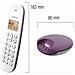 Telefono Fisso Logicom Dect Iloa 150 Solo Melanzana - Foto miniatura 5