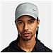 Dri-fit Club Unstructured Metal Swoosh Cap Fb5372-077 Unisex Grigio S /m - Foto miniatura 3