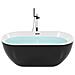 Vasca Da Bagno Freestanding Nevis 170 X 80 Cm Nero - Foto miniatura 9