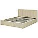 Letto Contenitore Tessuto Dreux 160 X 200 Cm Beige - Foto miniatura 5