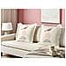 Set Di 2 Cuscini Wattle 60 X 60 Cm Beige Chiaro Trama Animale - Foto miniatura 1