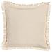Set Di 2 Cuscini Wattle 60 X 60 Cm Beige Chiaro Trama Animale - Foto miniatura 4