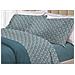 Completo Lenzuola Letto 100% Cotone Made Italy 3027 Disegno Provenza Matrimoniale Verde - Foto miniatura 1