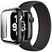 Cover Per Apple Watch 42mm Protezione Completa Con Vetro Temperato, Nero Transparente - Foto miniatura 2