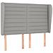 Giroletto A Molle Con Materasso Grigio Chiaro 140x200cm Tessuto - Foto miniatura 5
