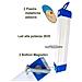 Lampada Emergenza Led 17cm Magnete Ricaricabile Usb Torcia Lavoro Portatile - Foto miniatura 5